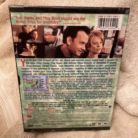 NEW YOU'VE GOT MAIL DVD 1998 Meg Ryan Tom Hanks Romantic Comedy - Picture 2 of 4